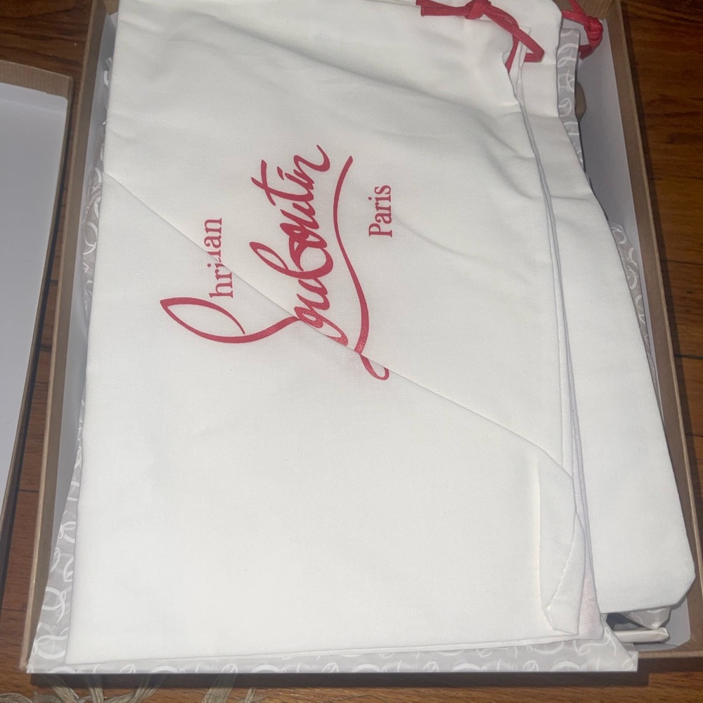 Christian Louboutin Brown Shoe Box with White Logo